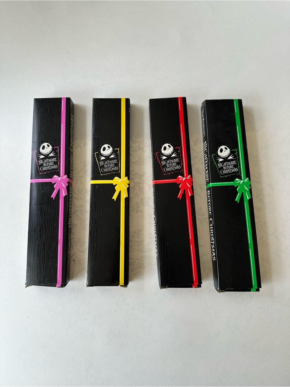 Pristine! Set (4) 1993 Burger King Tim Burton Nightmare Before Christmas Watches